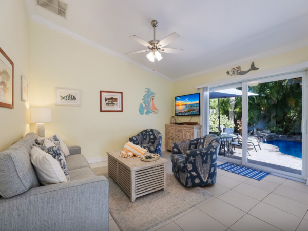All About the Pool & Entertaining Area One Block to Beach
