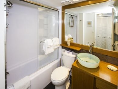Bathroom with Shower Over Tub