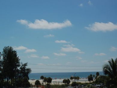 Beach across the street