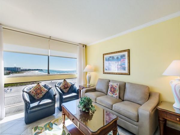 Siesta Key Beachfront Condo - Luxury Gulf View Vacation Rental on Crescent Beach