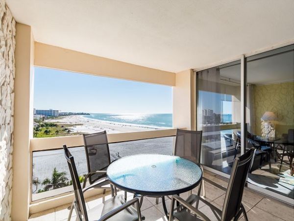 Siesta Key Beachfront Condo - Luxury Gulf View Vacation Rental on Crescent Beach