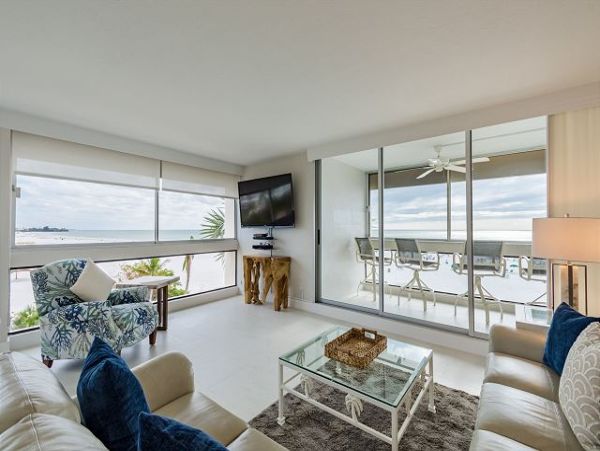 2 Bed 2 Bath Condominium with Gulf Front Views Sleeps 6