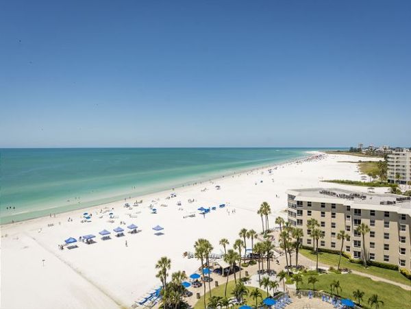 Siesta Key Beachfront Two Bedroom Condo