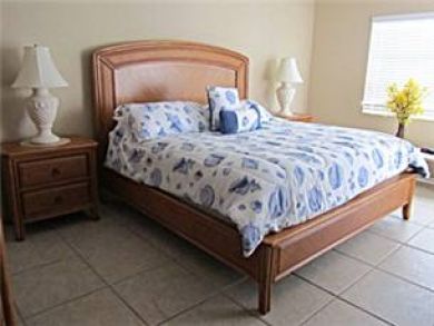 Master bedroom with king bed