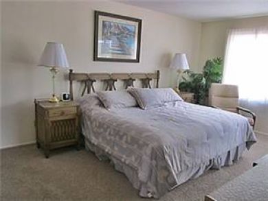 Master bedroom with king bed Master bedroom with king bed