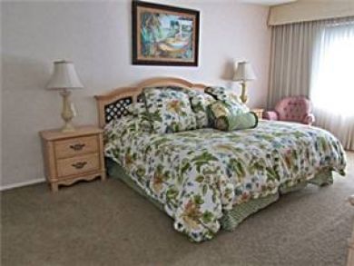 Master bedroom with king bed