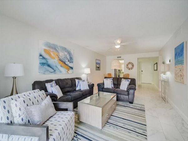 Gulf Side Vacation Condo With Pool & Tennis Court 6 Guests