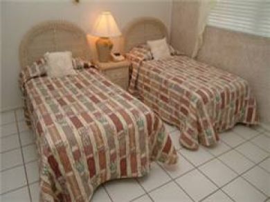 Guest bedroom with two twin beds