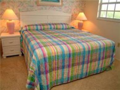 Guest bedroom with king bed