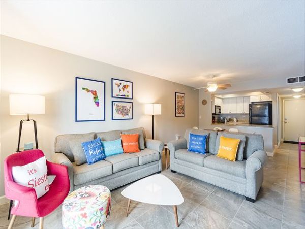 Siesta Key Beautiful Two Bedroom Vacation Condo