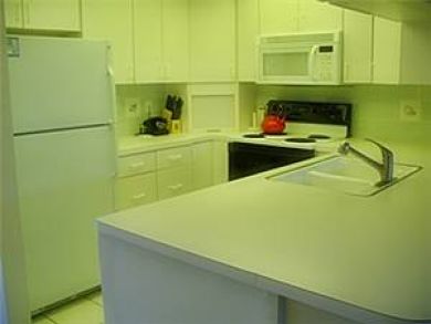 Fully equipped open kitchen