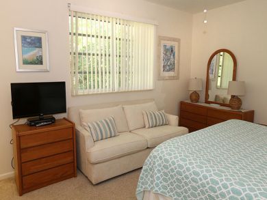 Bedroom with Sitting Area and TV