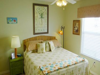 KIng bed in master bedroom