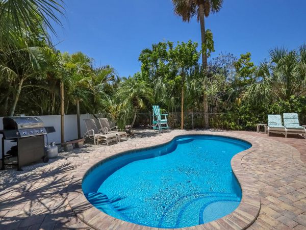 Private Pool Anna Maria Vacation Rental Home Three Bedrooms
