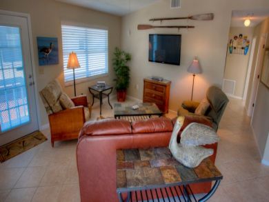 Living room with flat screen TV Living room with flat screen TV