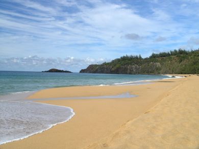 Sandy beach