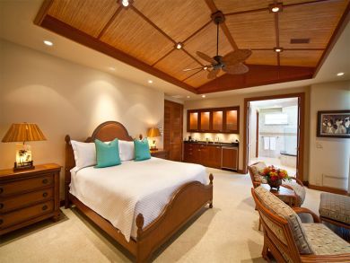 King Bed in Master Bedroom
