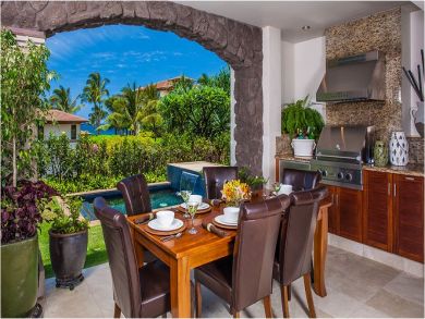 Covered Veranda with Gulf View