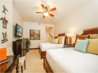 Two Queen Beds in Third Bedroom