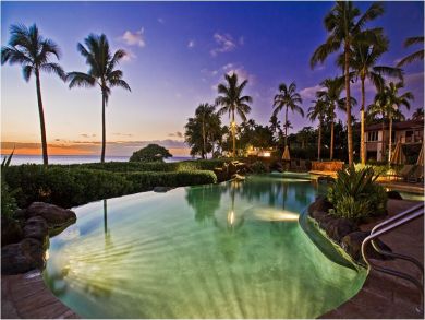Twilight at the Adults-Only Pool