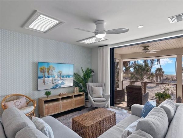 Captiva Island Beachfront Vacation Rental 4-Bedroom Florida Gulf Coast Beach House