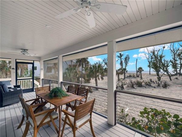 Captiva Island Beachfront Vacation Rental 4-Bedroom Florida Gulf Coast Beach House