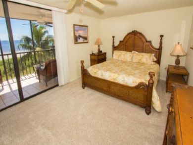 Master bedroom with king bed