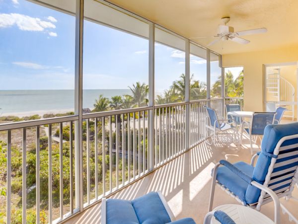 Sanibel Island Luxury Beachfront Vacation Condo - 3 Bedrooms