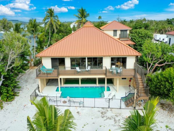 Sanibel Island Beachfront Vacation Rental  Luxury Sanibel Island Beach House with Pool