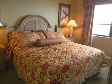 Master bedroom with king bed
