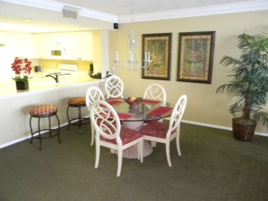 Dining room seats four