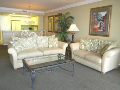 Living room with sleeper sof