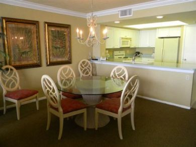 Dining room seats six
