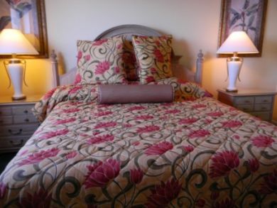 Master bedroom with king bed