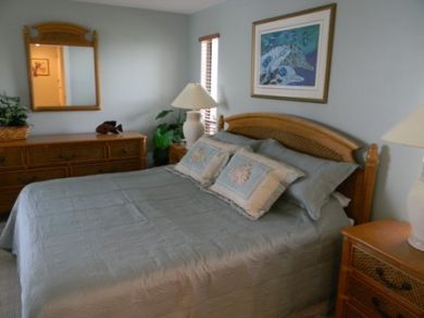 Master bedroom with king bed