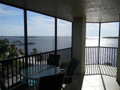 Large lanai with water views