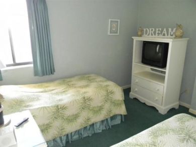 Guest bedroom with twin beds