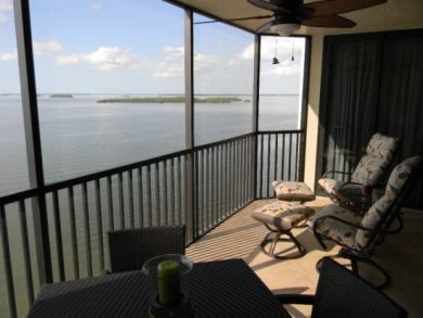Large balcony with gulf view