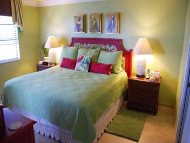 Master bedroom with king bed