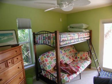 Bedroom 3 with one set of bunk beds (full & twin) Bedroom 3 with one set of bunk beds (full & twin)