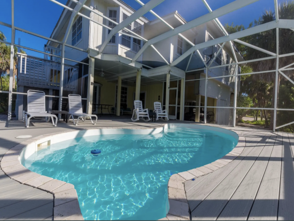 Captiva Island Rental Media & Games Room Pool Six Bedrooms! Sleeps 14!