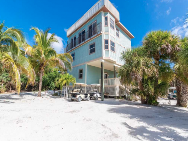 North Captiva Beach Pool House with Five Bedrooms Sleeps 12