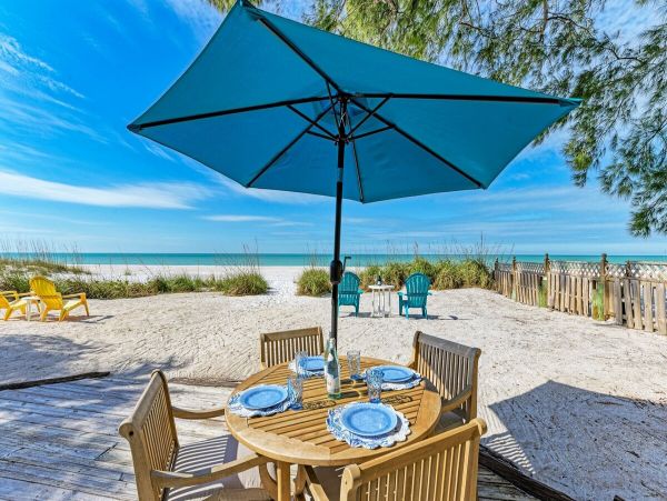 Holmes Beach Vacation Rental 2BR Florida Gulf Coast Beachfront Home