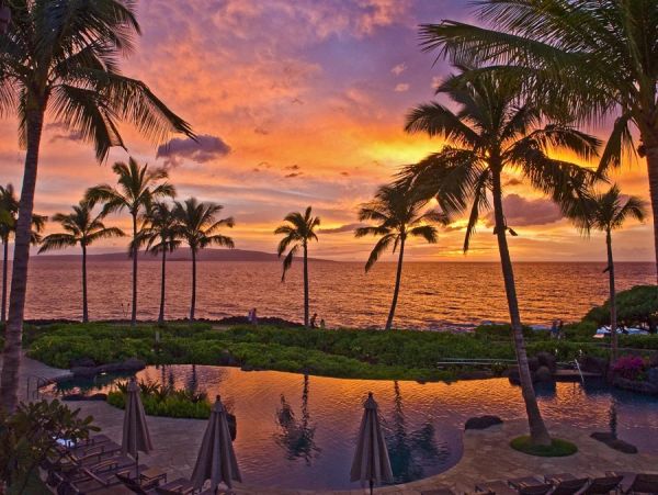 Wailea Four Bedroom Vacation Villa with Pool