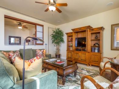 Living Room with Flat Screen TV