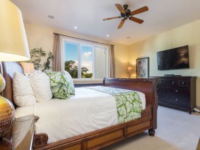 Master Bedroom with Flat Screen TV
