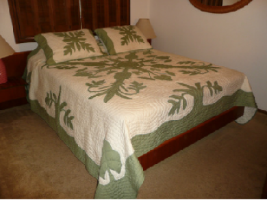 Master bedroom with king bed