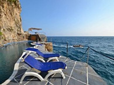 Pool Area Equipped with Sun Loungers