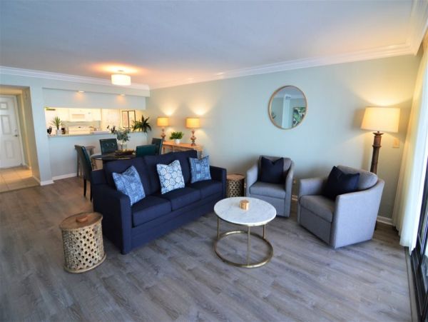 Fort Myers Beach Gulf Front Two Bedroom Vacation Condo