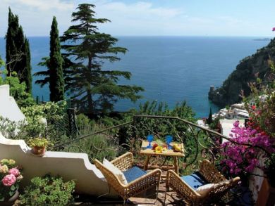 Beautiful Mediterranean views from terrace